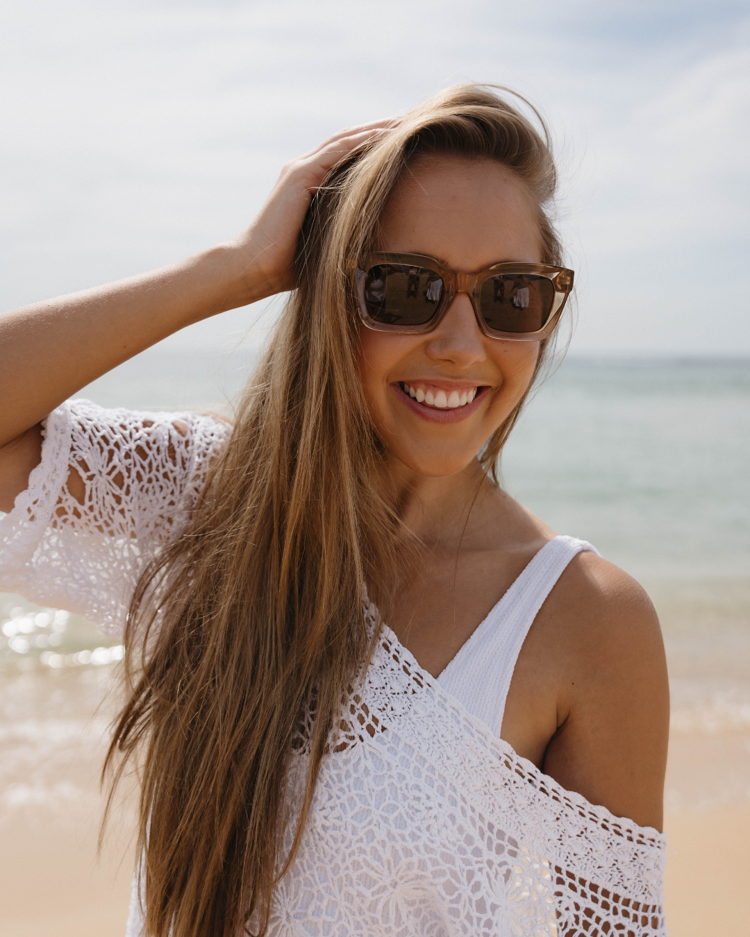 SOEK Sunglasses - Zahra Champagne