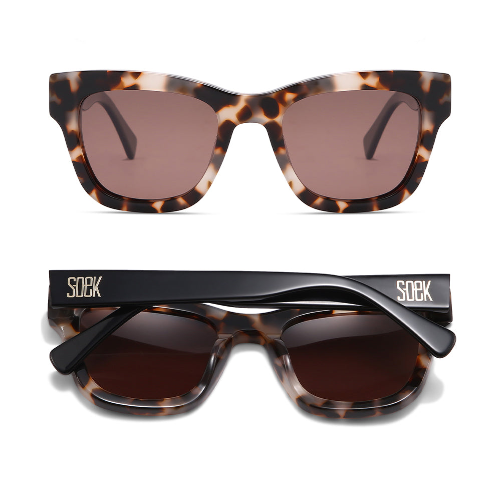 SOEK Sunglasses - Collide Sandstone 100% Plant Based
