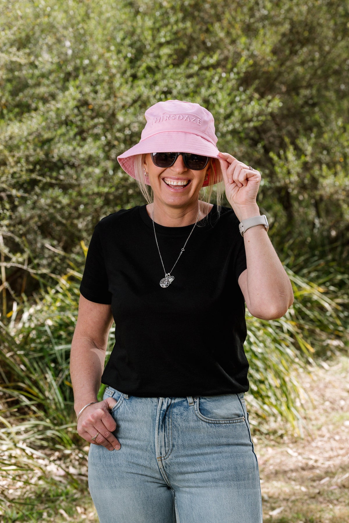 Hylani Ponytail Bucket Hat