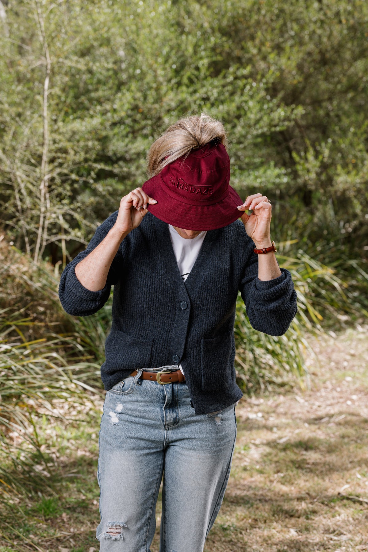 Hylani Ponytail Bucket Hat