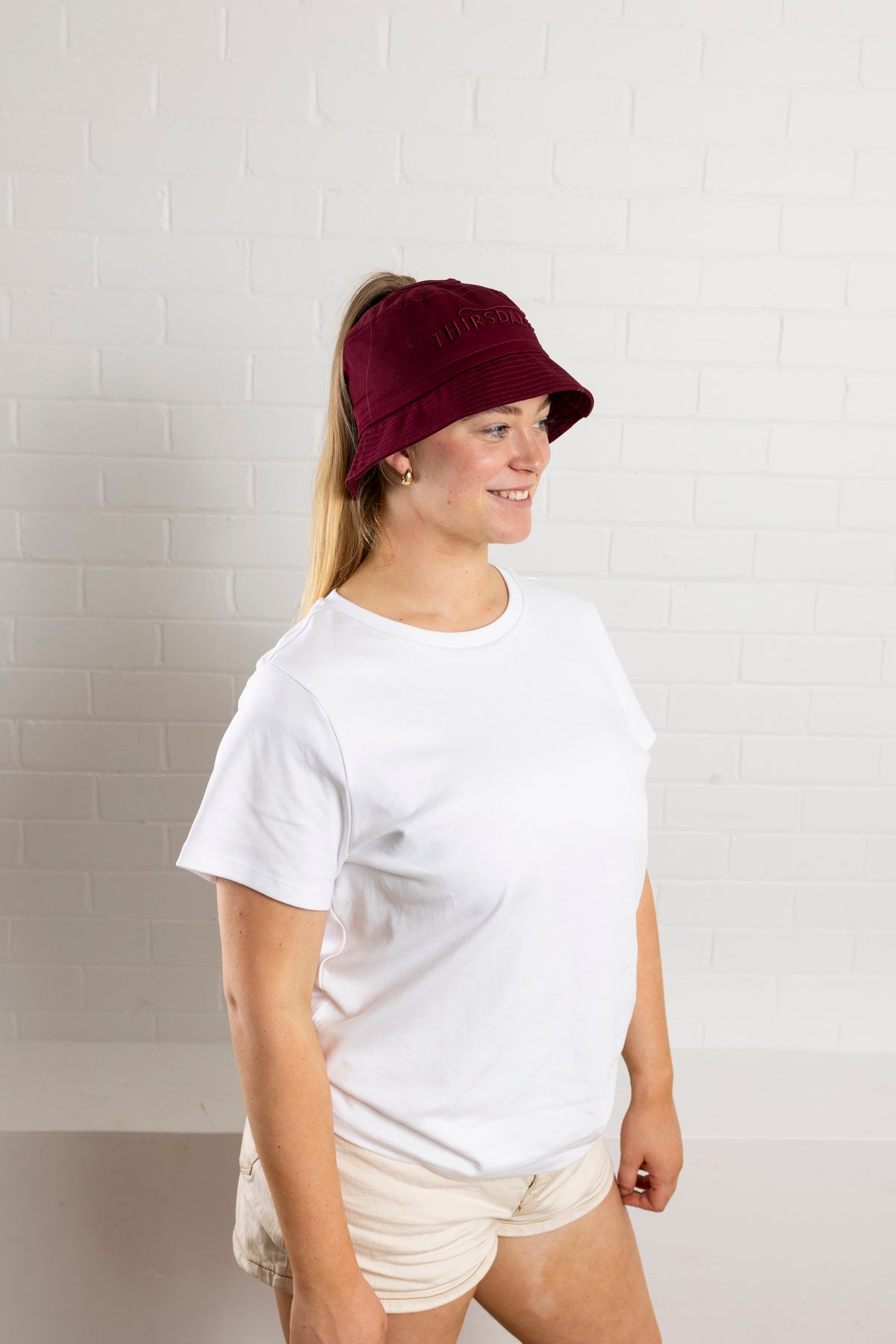 Hylani Ponytail Bucket Hat