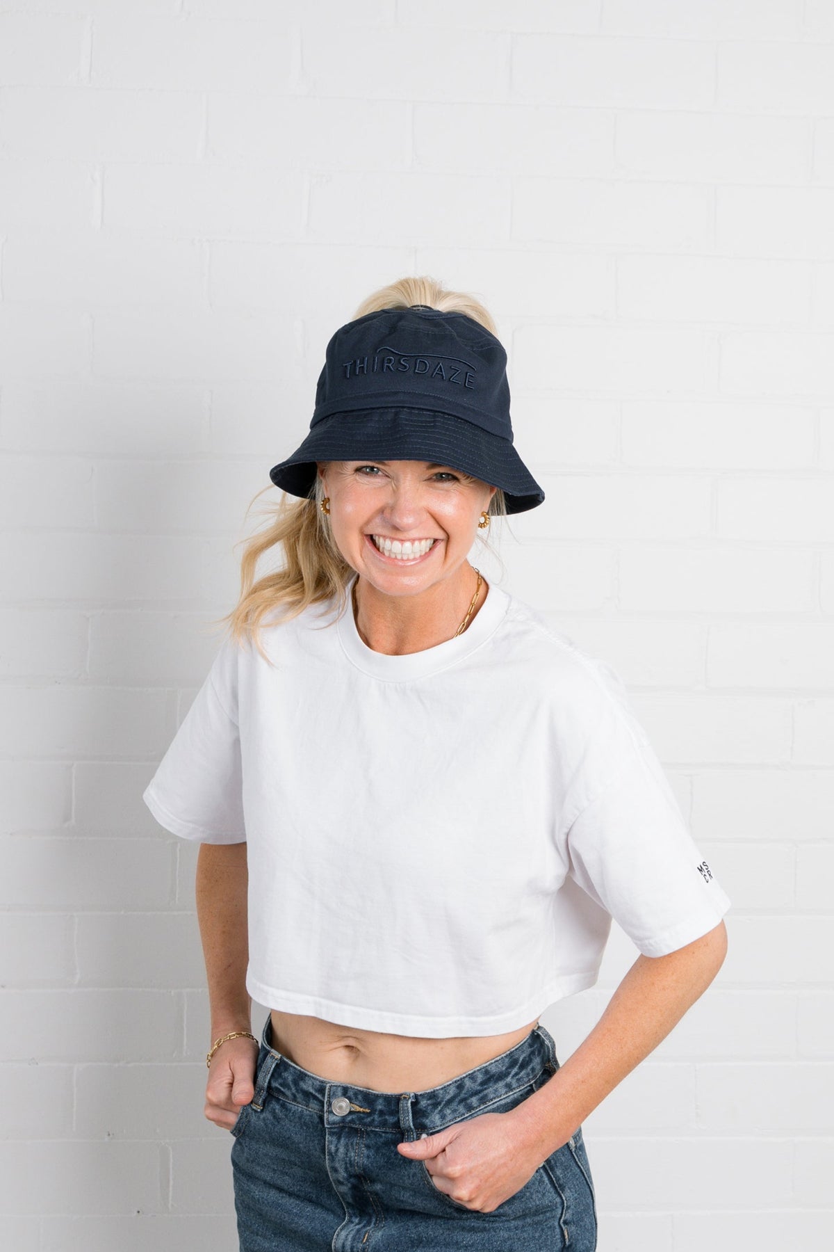 Hylani Ponytail Bucket Hat