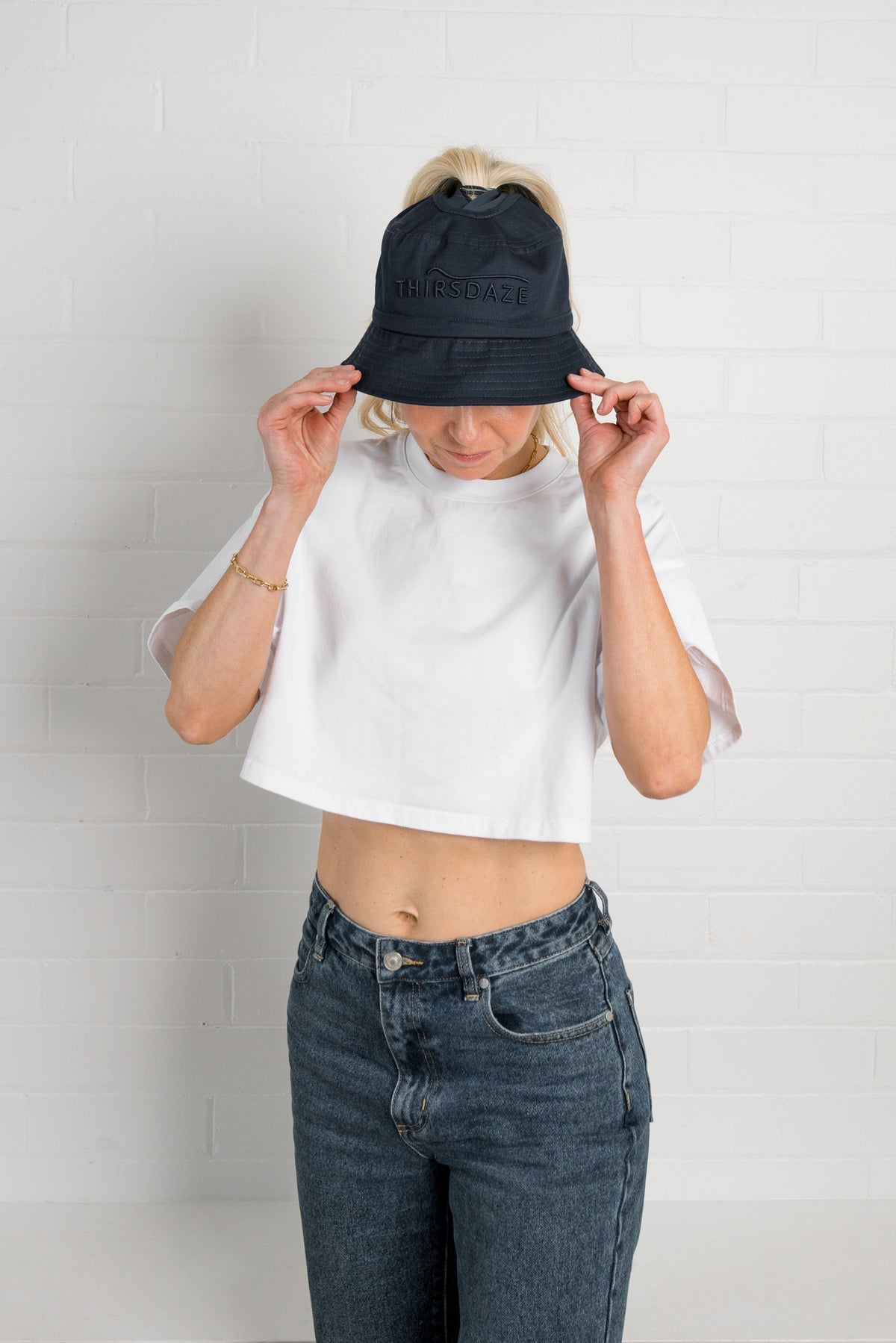 Hylani Ponytail Bucket Hat