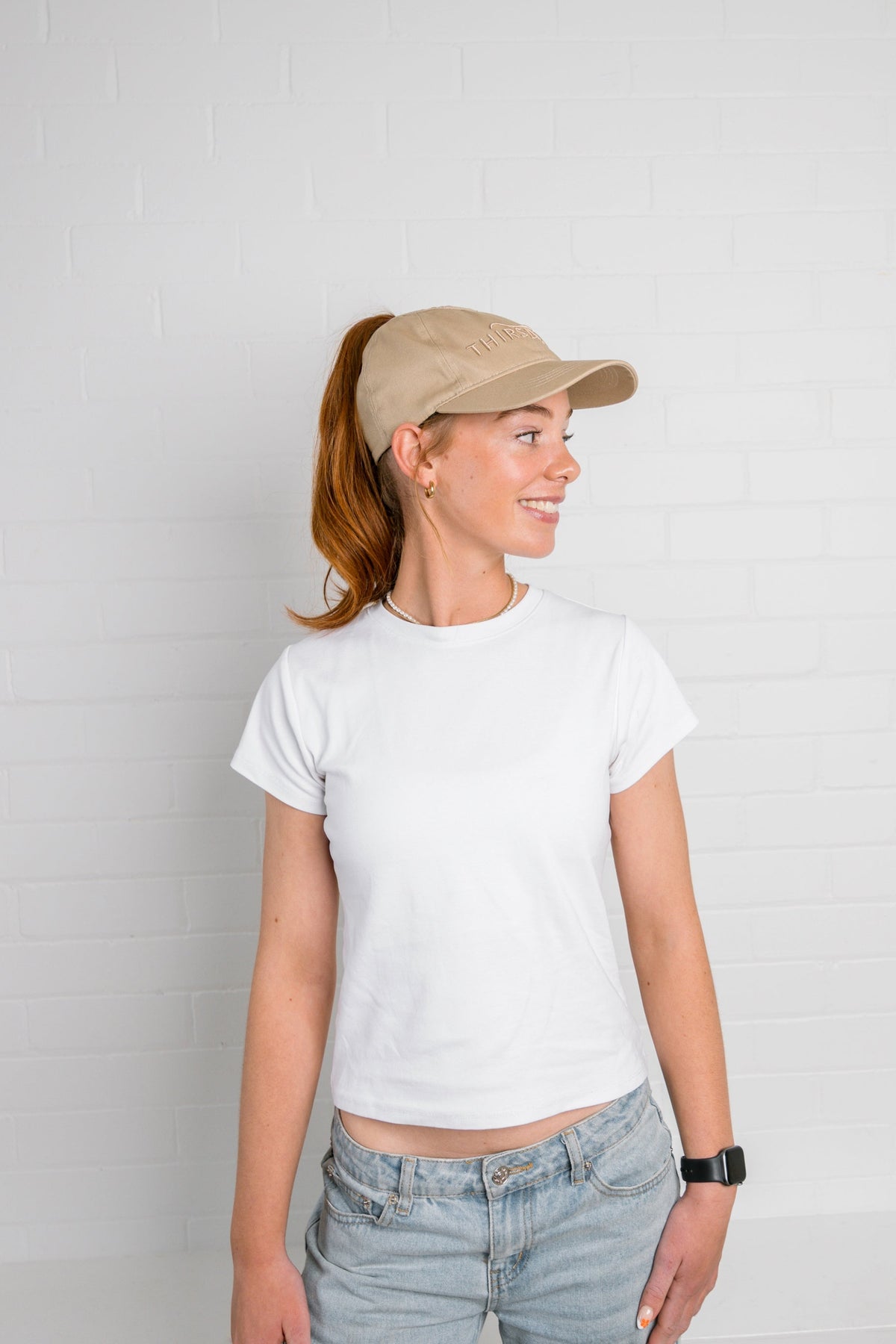 SOFT Front Hylani Ponytail Cap