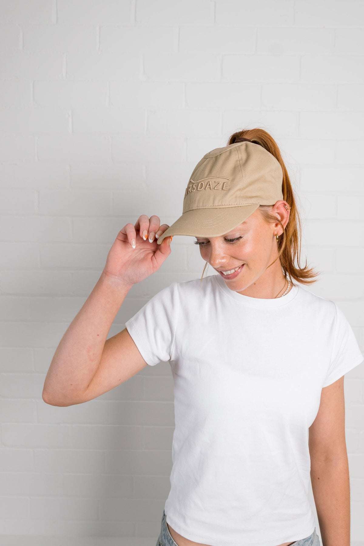 SOFT Front Hylani Ponytail Cap