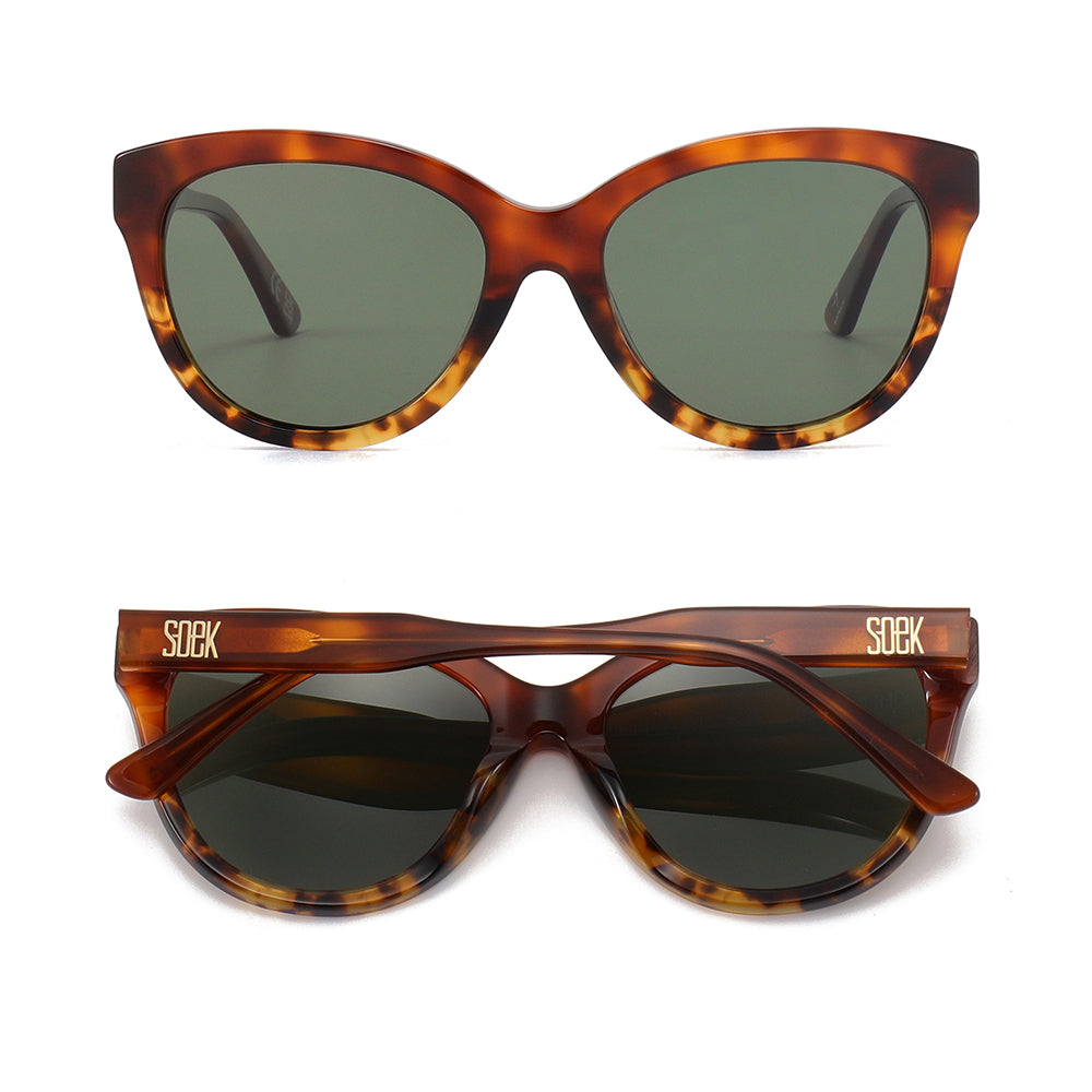 SOEK Sunglasses - Lover Tort Duo 100% Plant Based