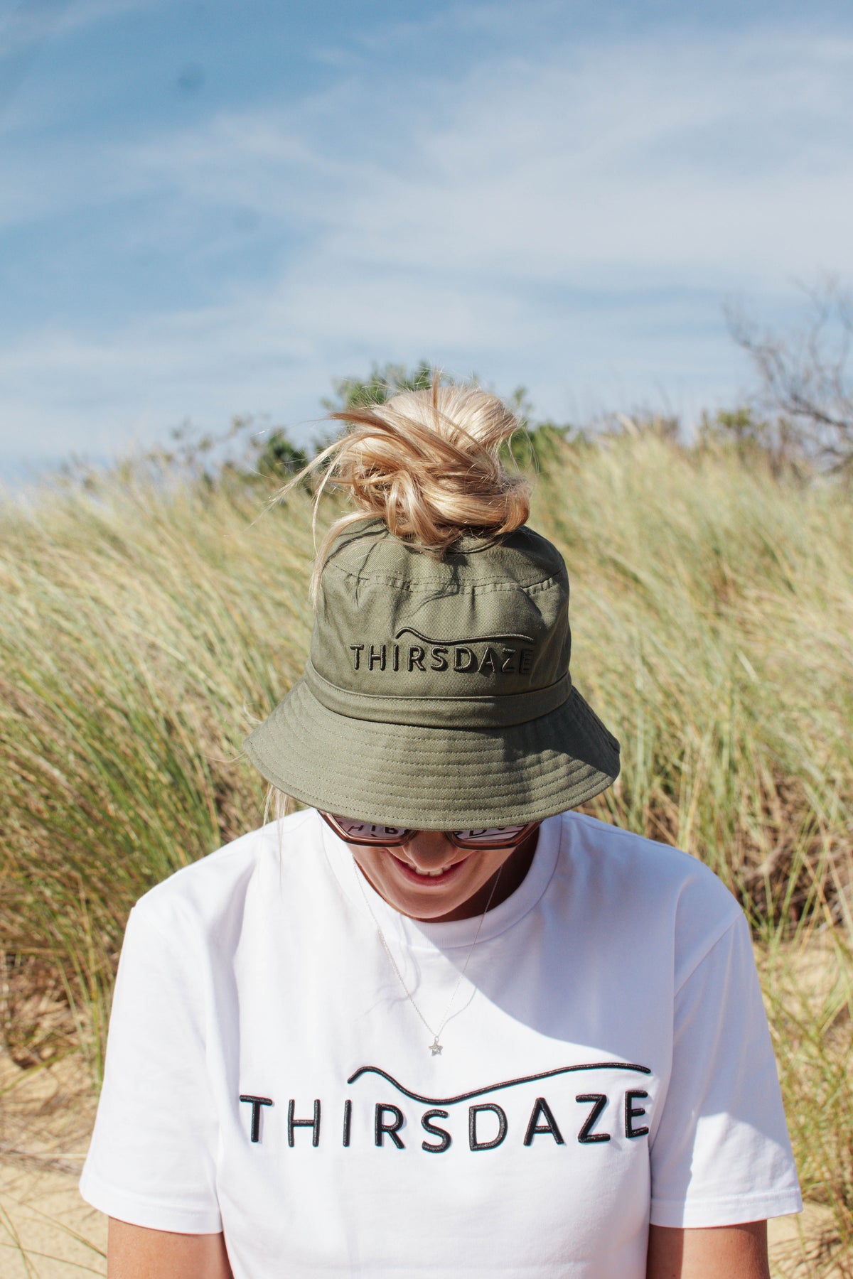 Hylani Ponytail Bucket Hat