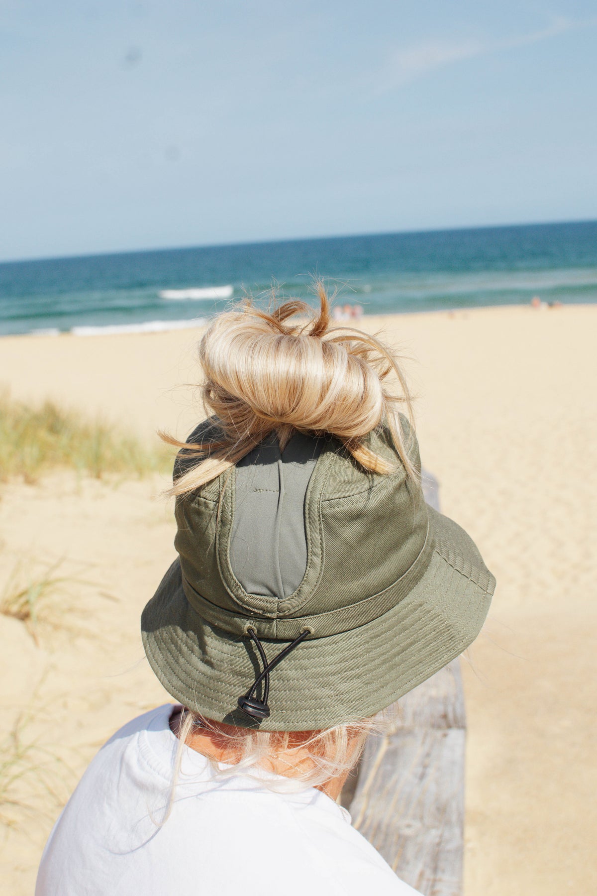 Hylani Ponytail Bucket Hat