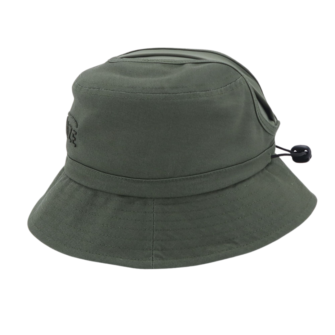 Hylani by Thirsdaze Ponytail bucket hat Army Green