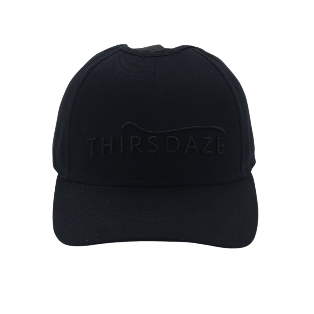 Hylani by Thirsdaze Ponytail hat cap Black