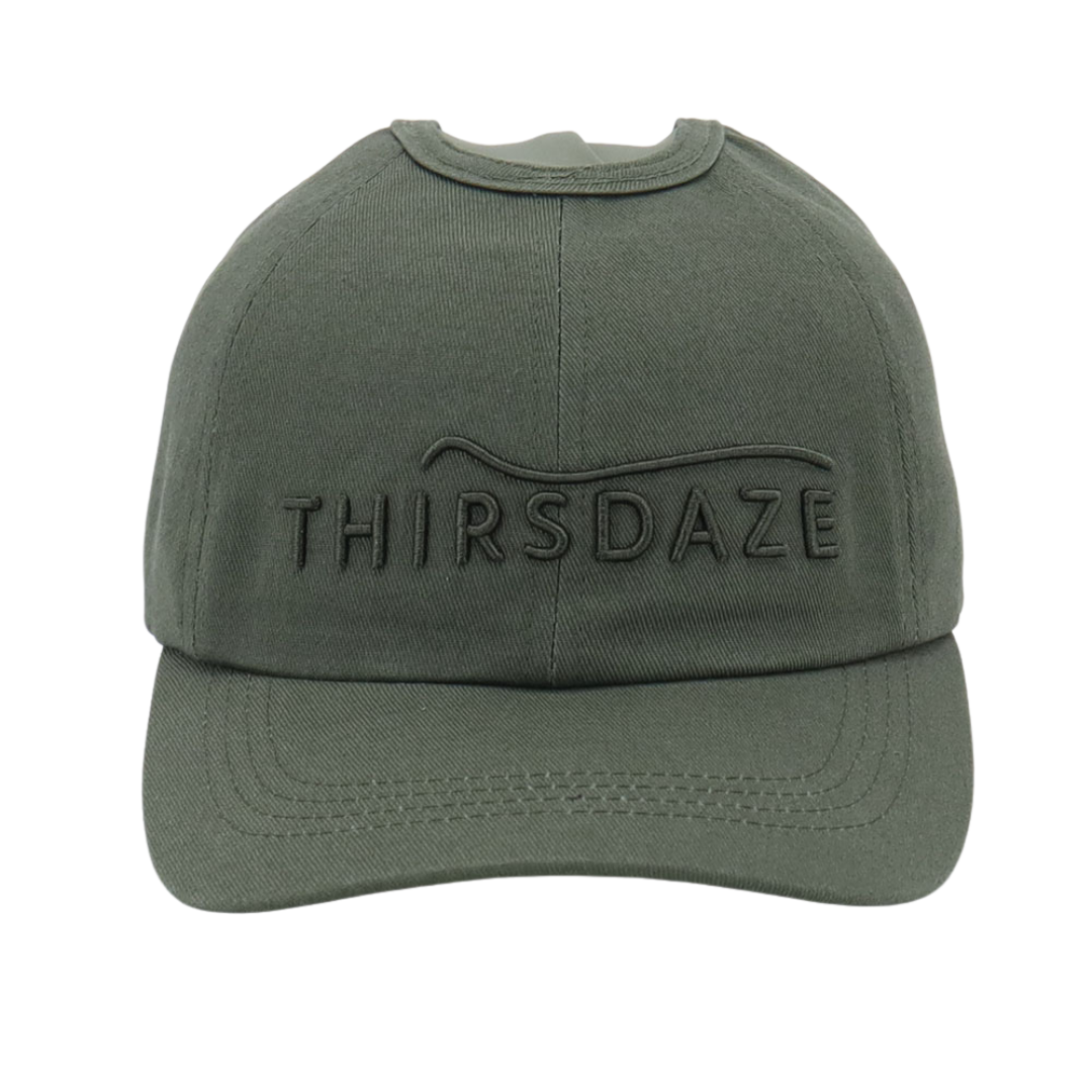 Hylani by Thirsdaze Ponytail hat cap Army Green