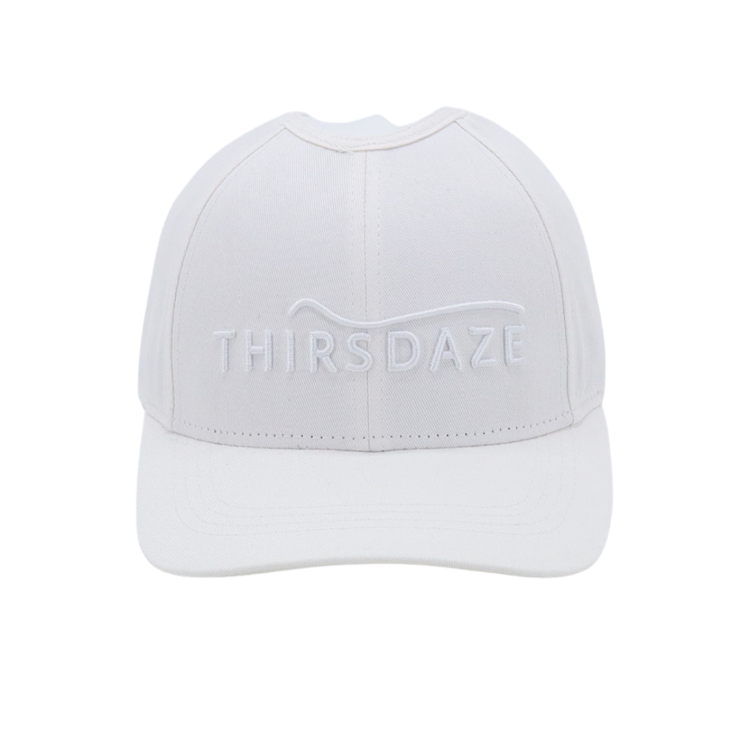 Hylani by Thirsdaze Ponytail hat cap White