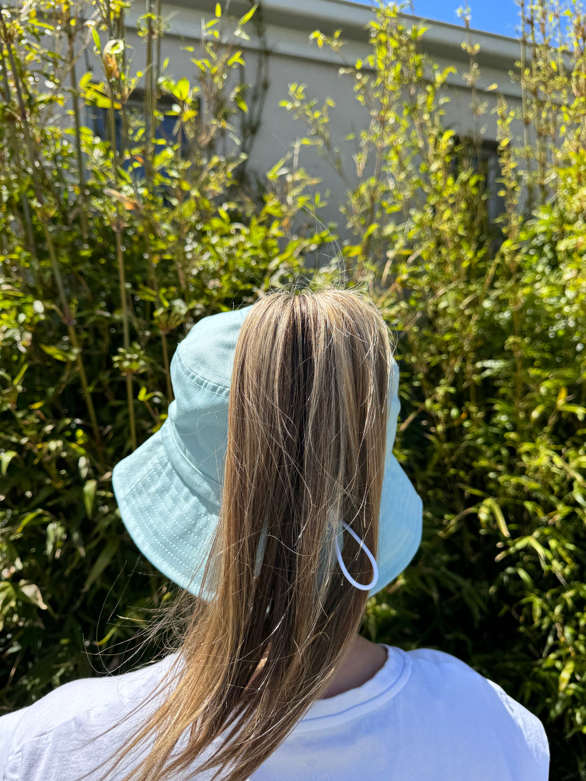 Hylani Ponytail Bucket Hat