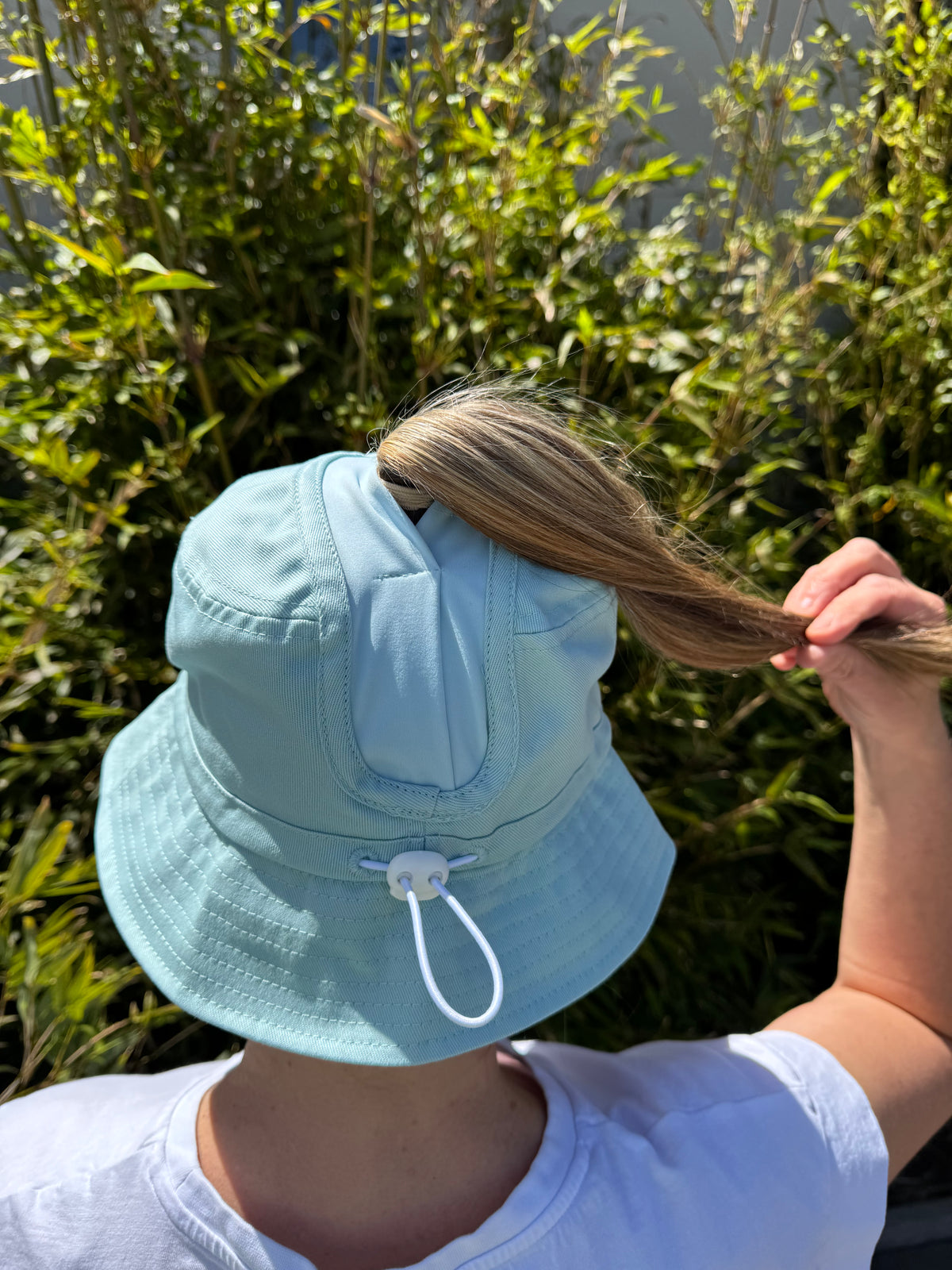 Hylani Ponytail Bucket Hat