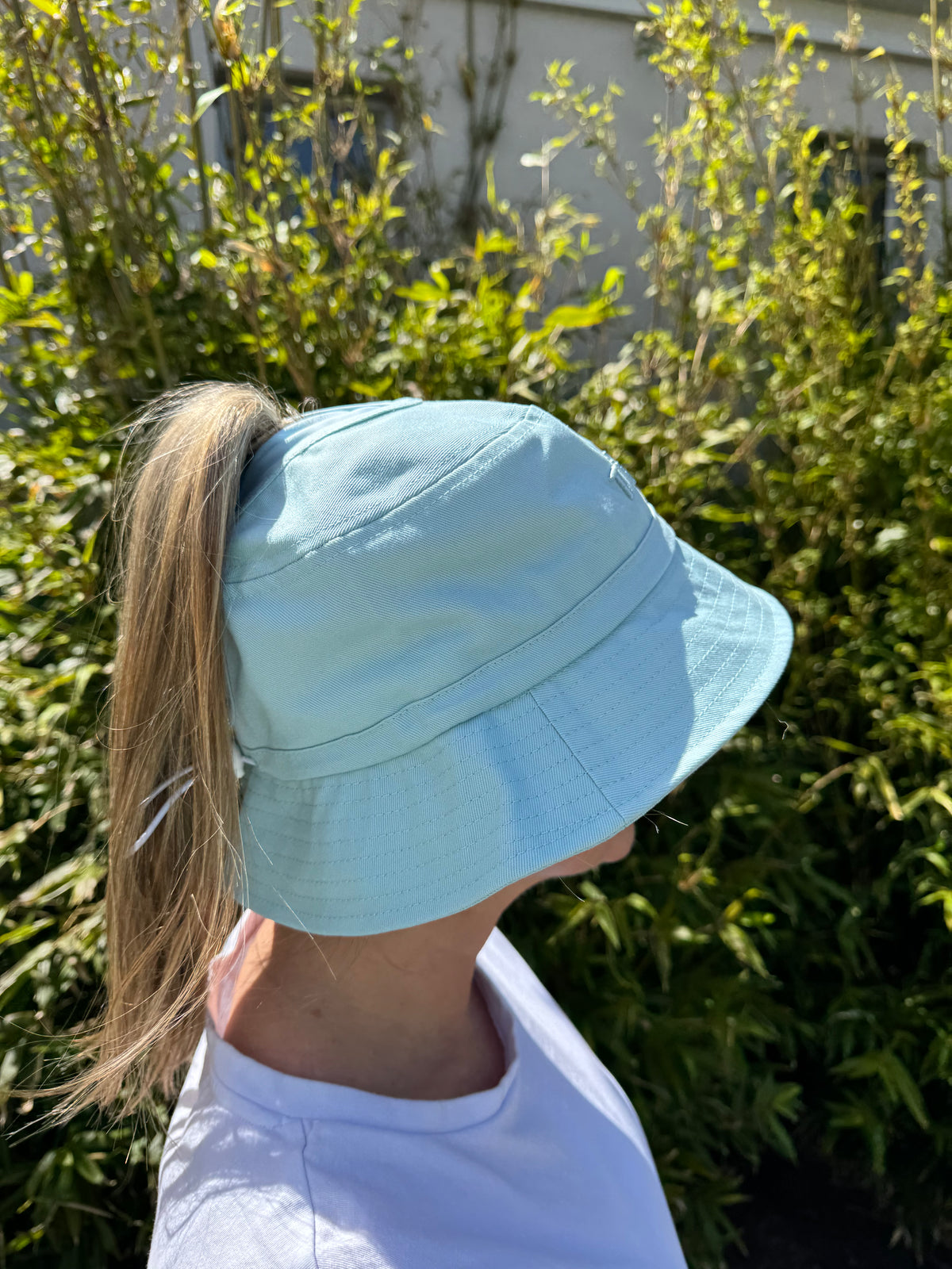 Hylani Ponytail Bucket Hat