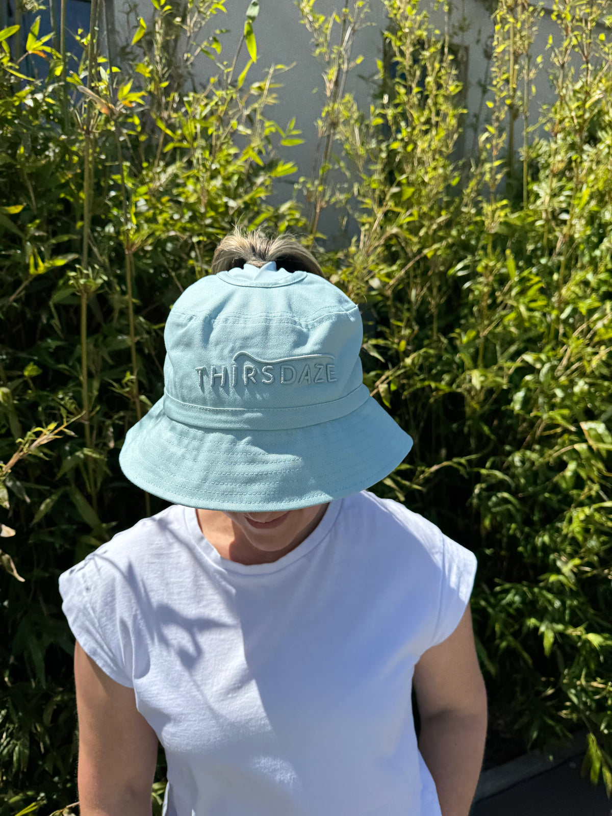 Hylani Ponytail Bucket Hat
