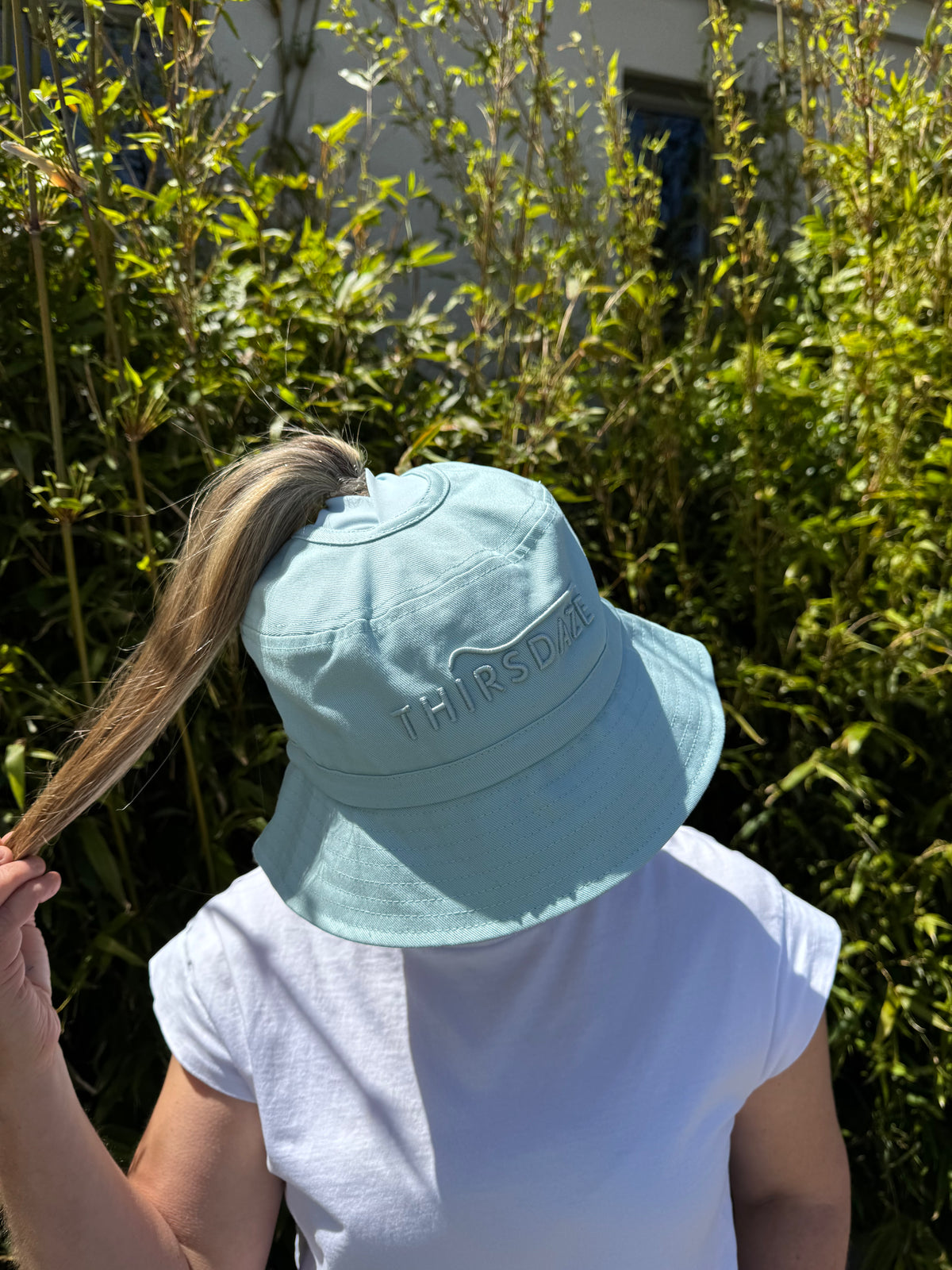 Hylani Ponytail Bucket Hat