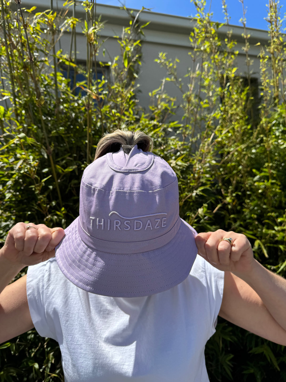 Hylani Ponytail Bucket Hat