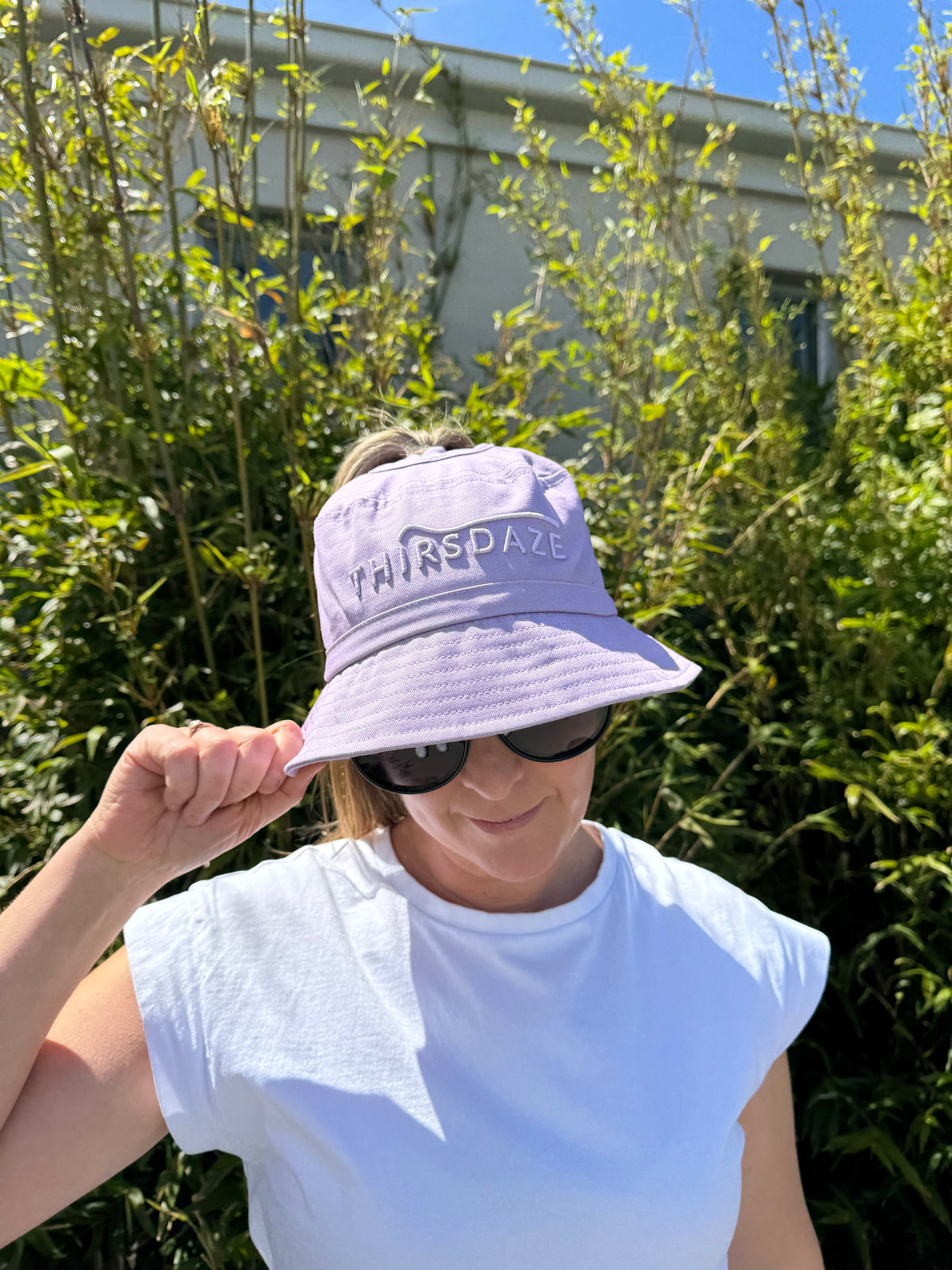 Hylani Ponytail Bucket Hat