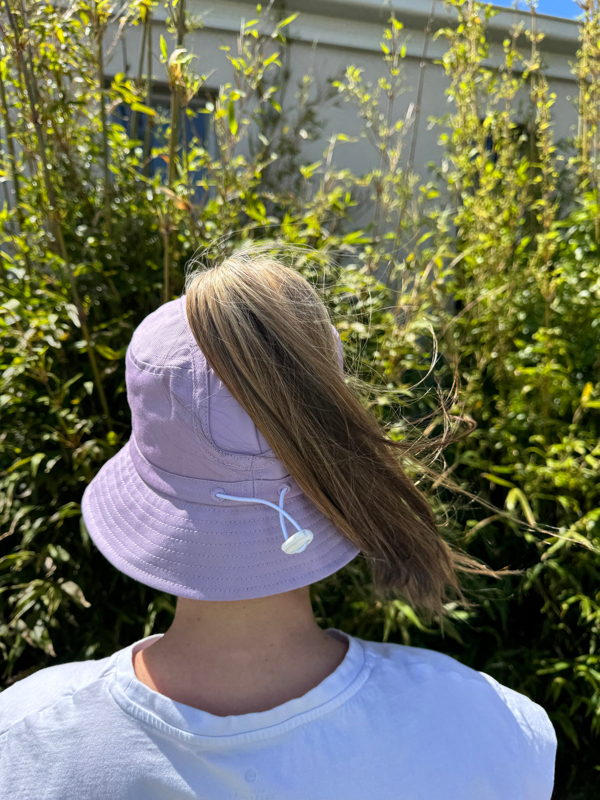 Hylani Ponytail Bucket Hat