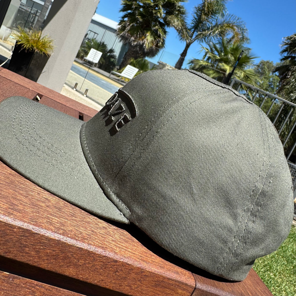 Hylani by Thirsdaze Ponytail hat cap Army Green