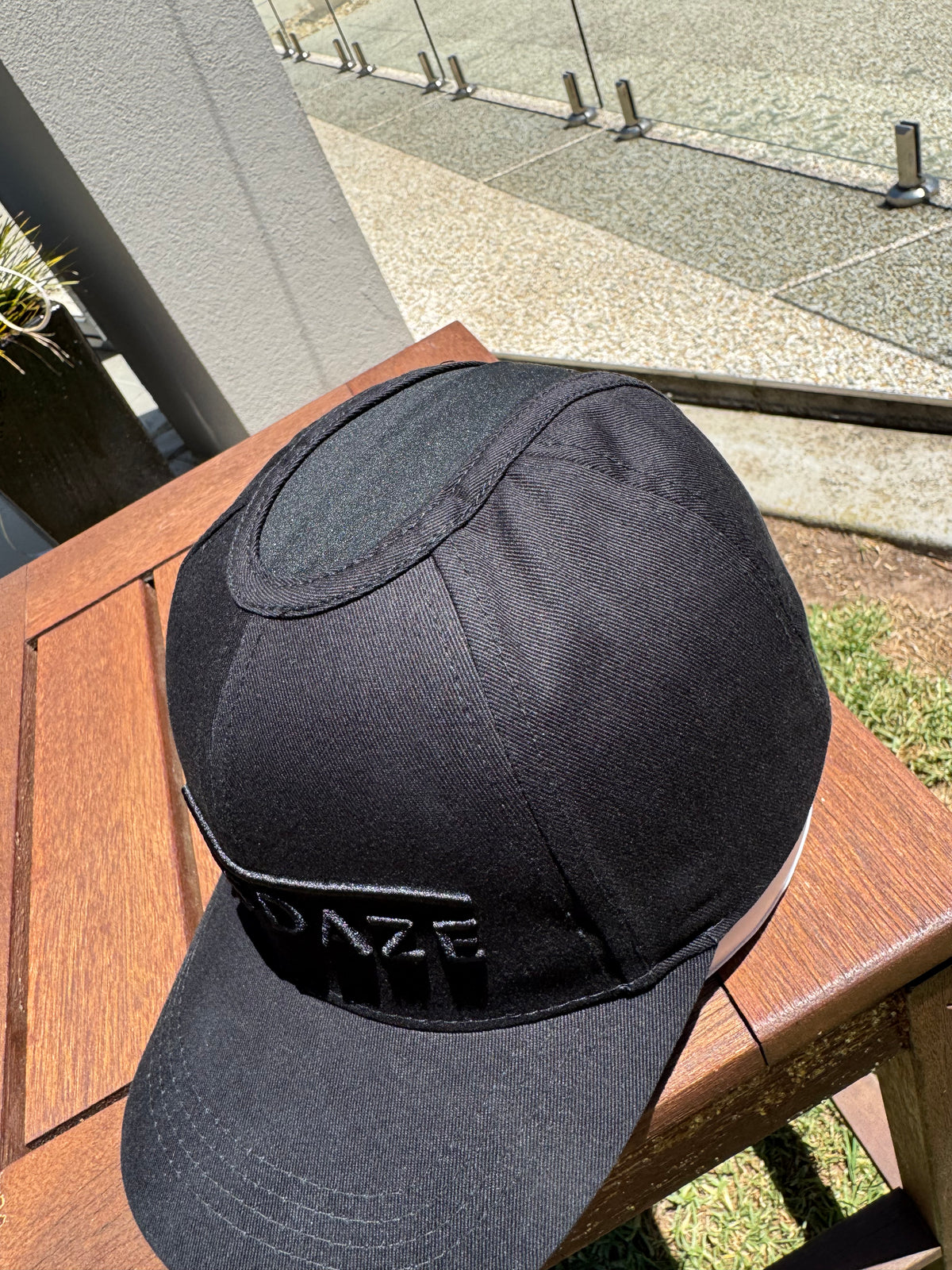 Hylani by Thirsdaze Ponytail hat cap Black