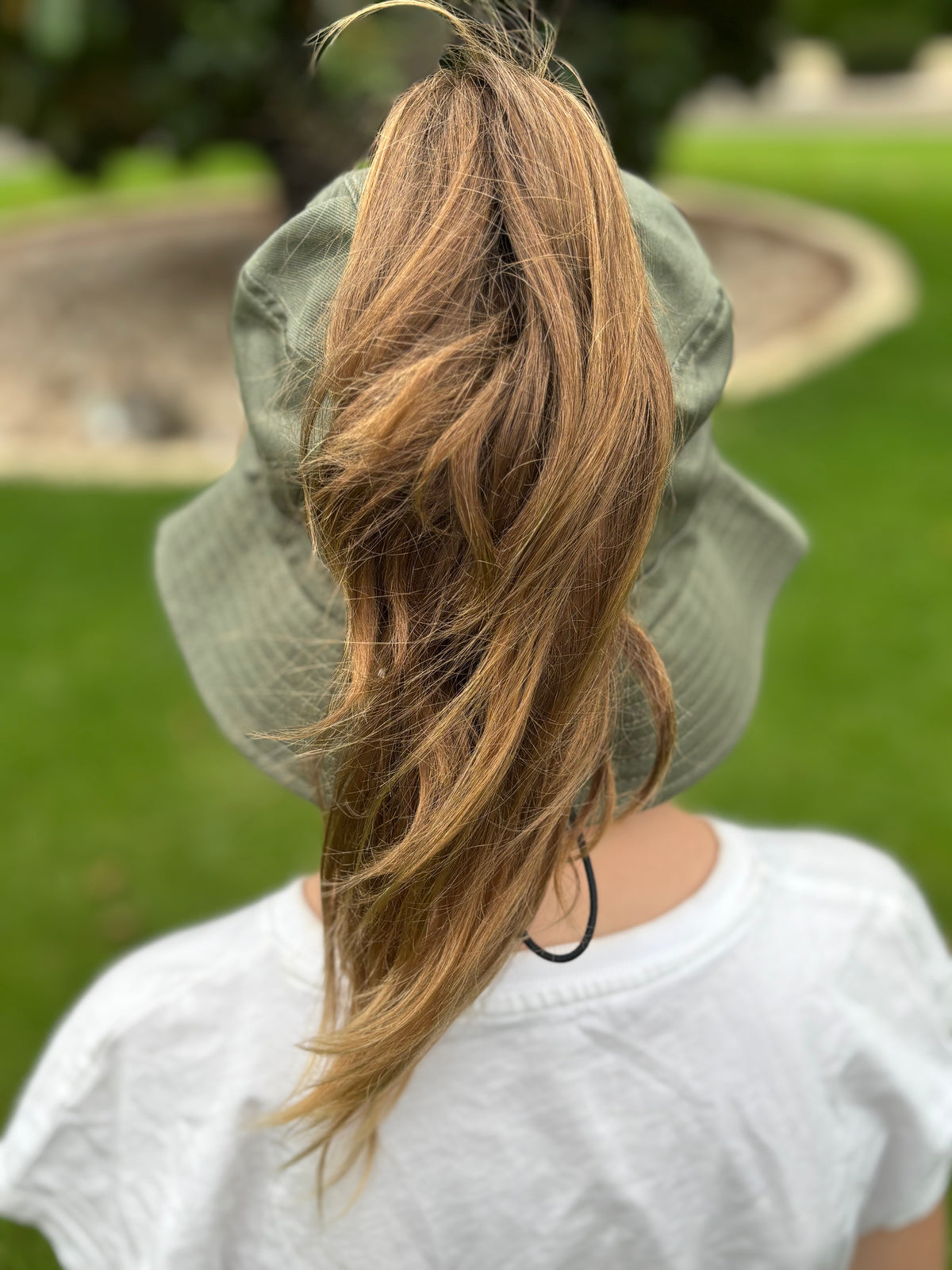 Hylani Ponytail Bucket Hat