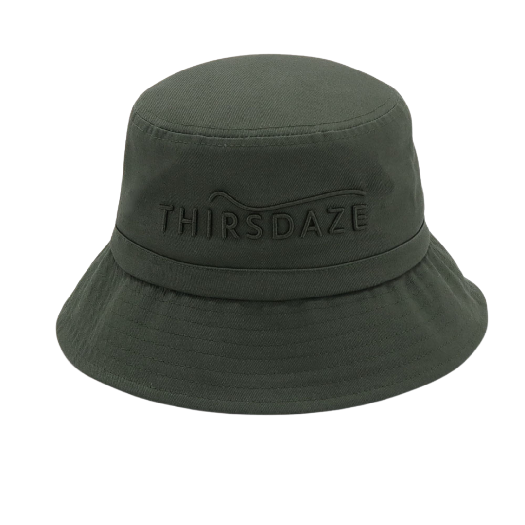 Thirsdaze unisex bucket hat Army Green