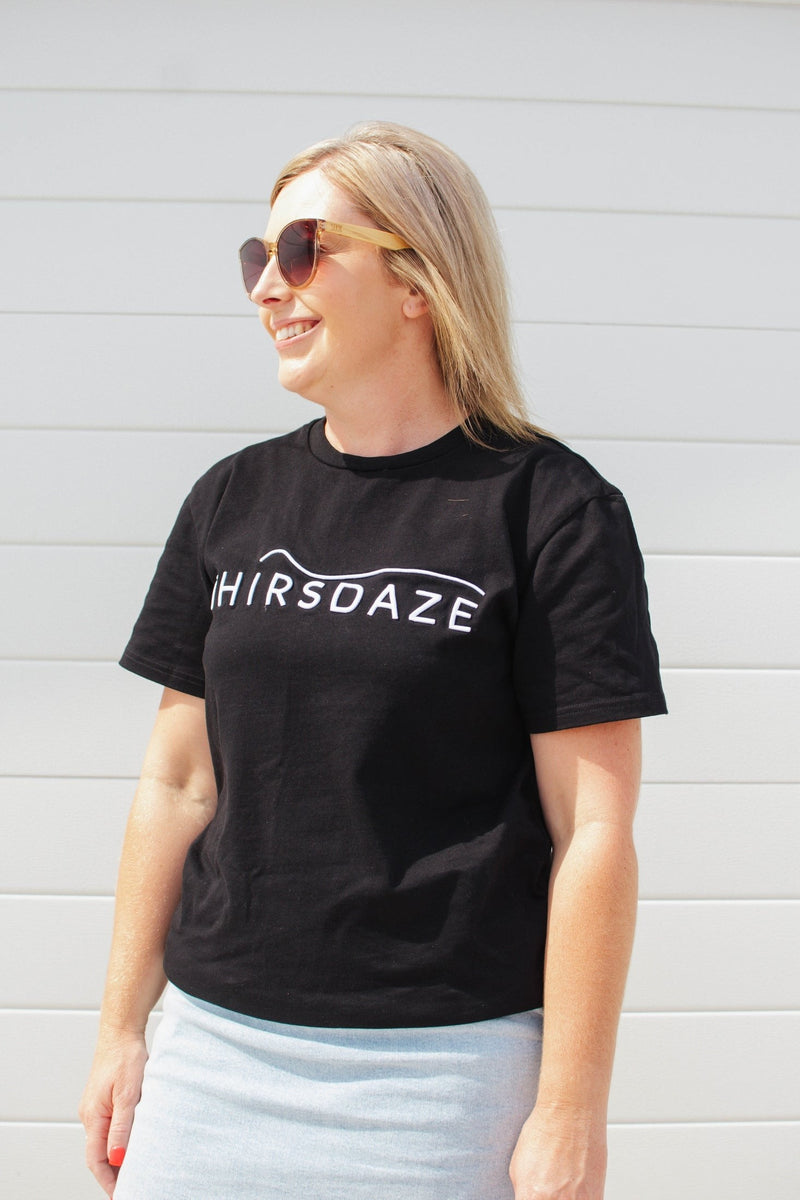 Thirsdaze T-shirt 100% cotton black