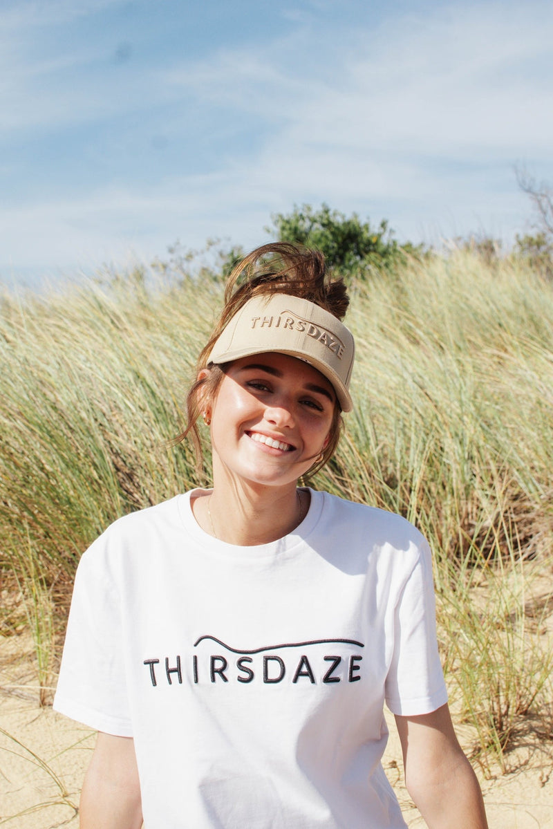 Thirsdaze T-shirt 100% cotton white